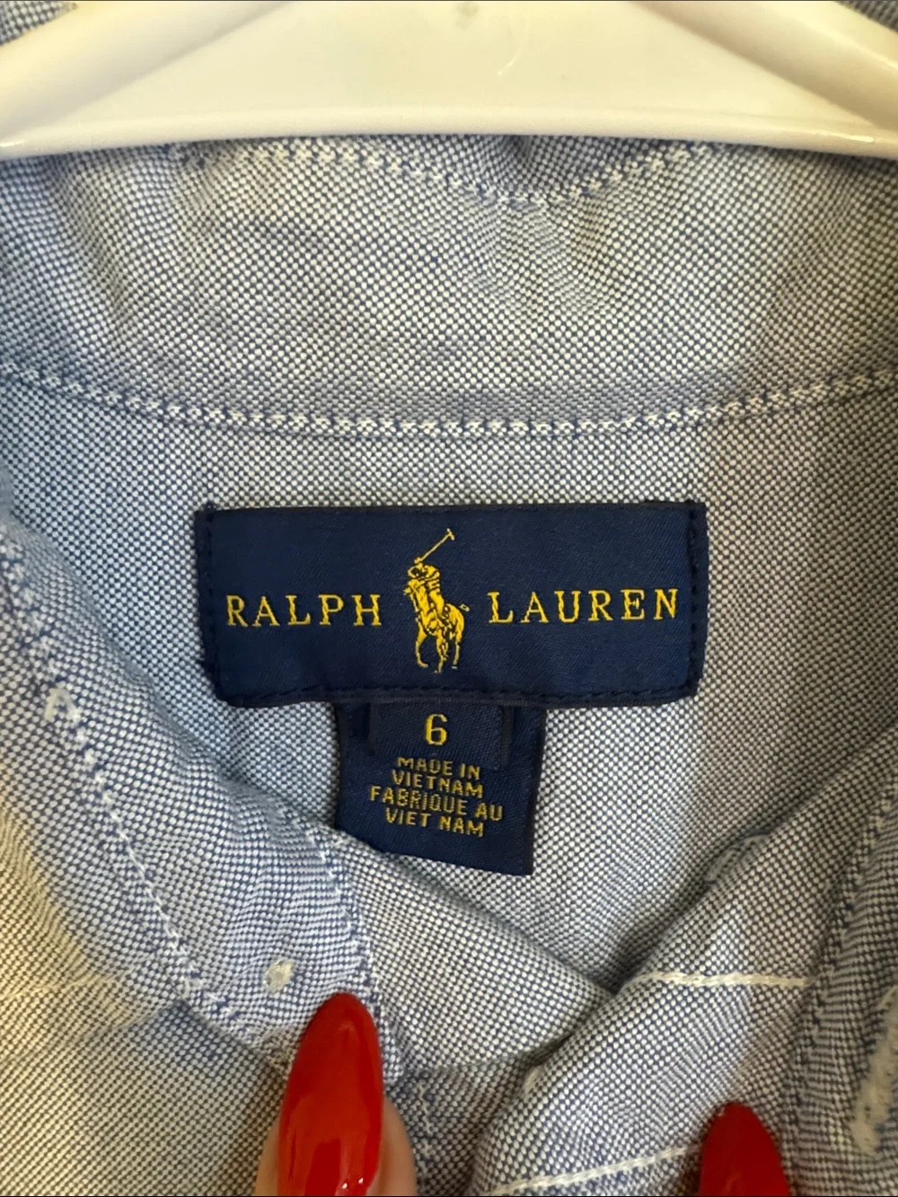 Ralph Lauren Boys' Oxford Button-Down Shirt in Light Blue